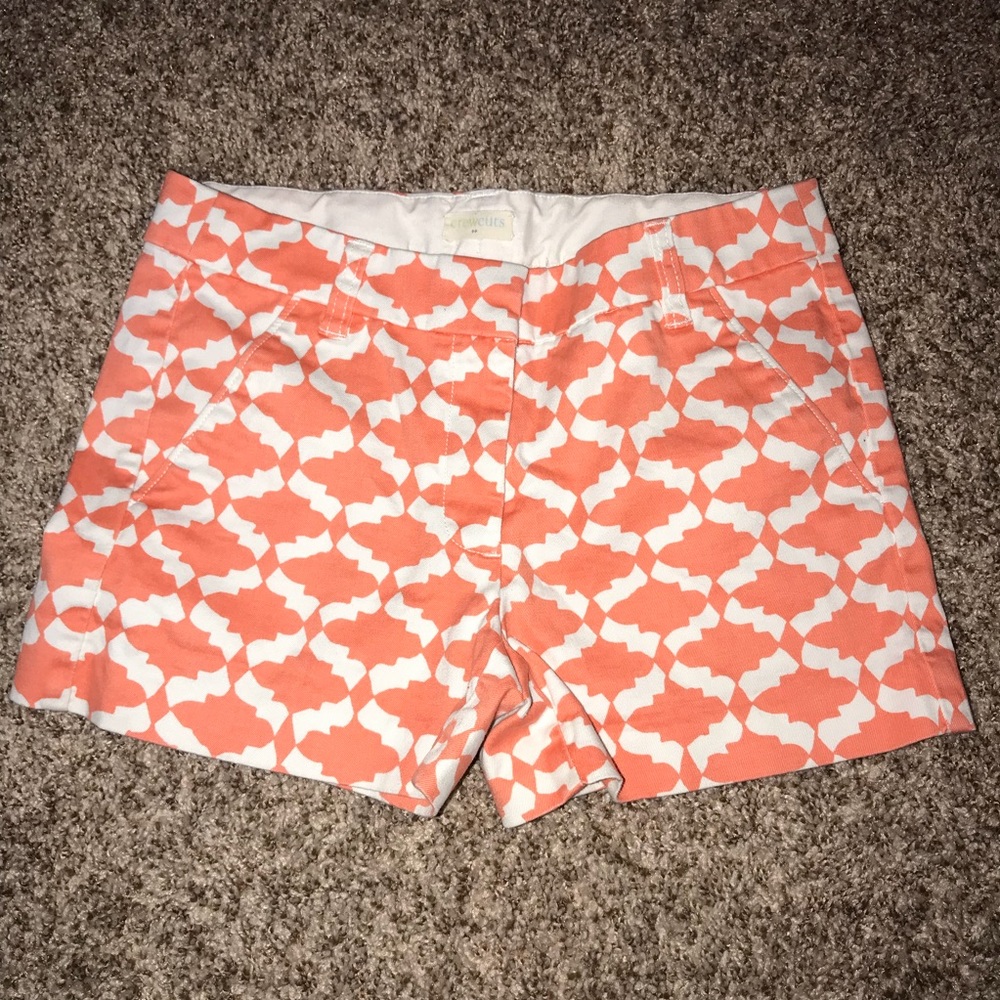 orange crew cuts patterned shorts